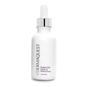 A bottle of dermaquest product on a white background